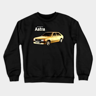 VAUXHALL ASTRA - 1980s brochure Crewneck Sweatshirt